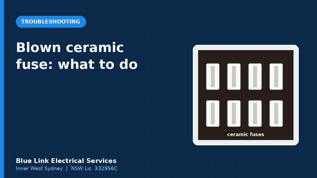 Blown Ceramic Fuse? Why You Shouldn’t Rewire It Yourself (and What to Do Instead)