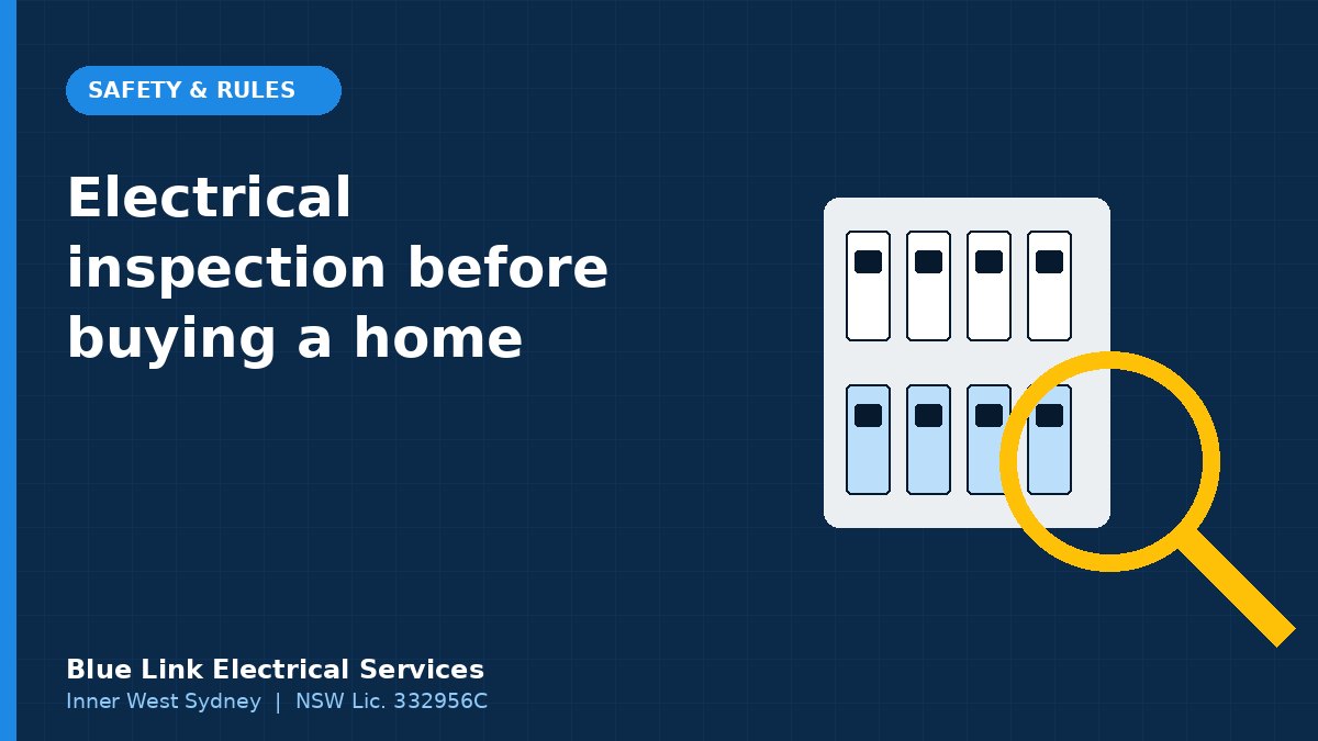 Electrical Inspection Before Buying an Inner West Home: What to Check