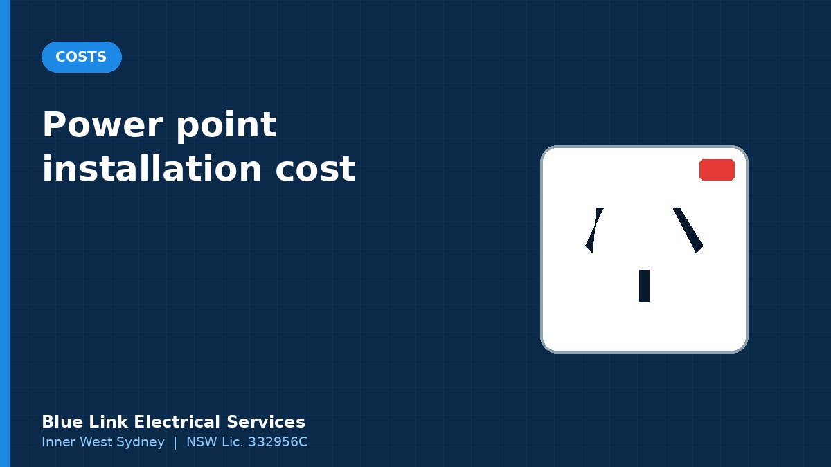 Power Point Installation Cost: New, Extra and Replacement GPOs
