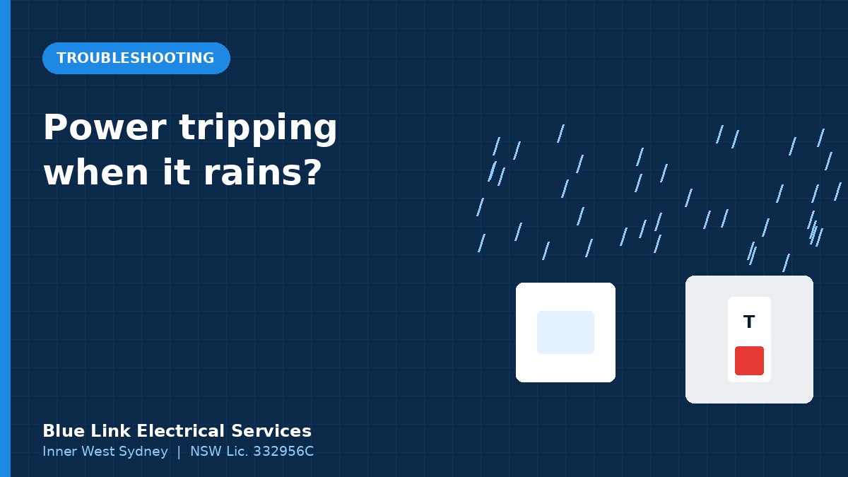 Power Tripping When It Rains? Why It Happens and How to Fix It