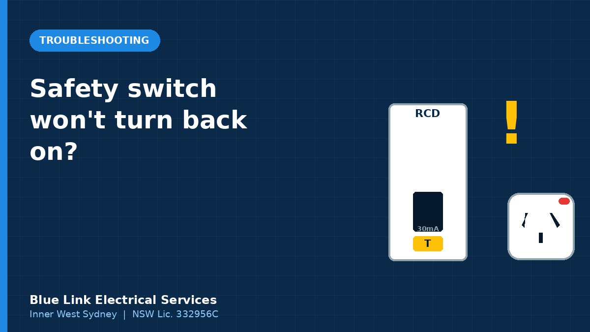 Safety Switch Won’t Turn Back On? What It Means and What to Do