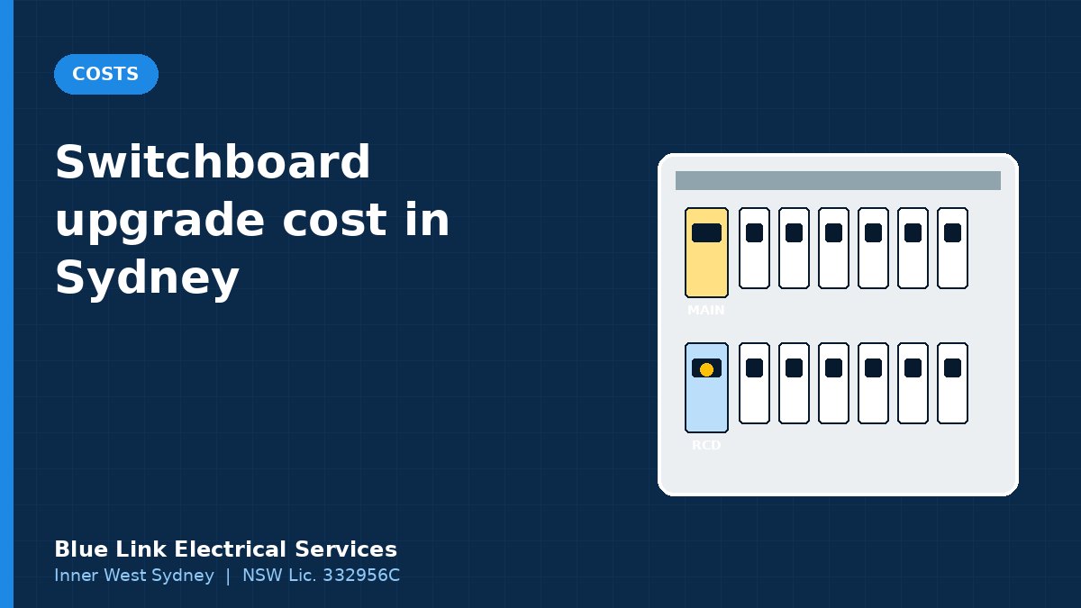 Switchboard Upgrade Cost in Sydney: What You’ll Pay and Why