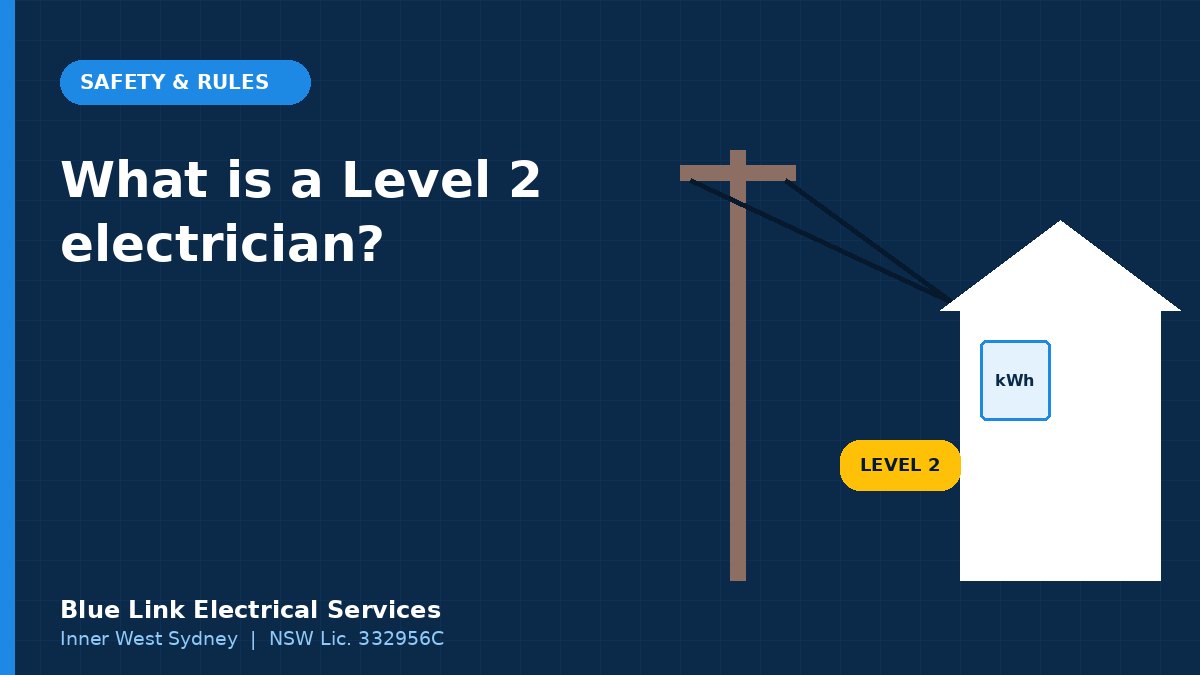 What Is a Level 2 Electrician? When You Need One in NSW
